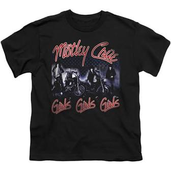 Motley Crue Girls Girls Girls - T-Shirt Vinyl LP Hub