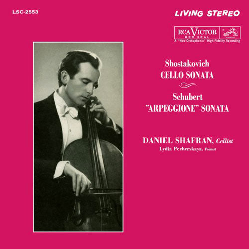Daniel Shafran Shostakovich & Schubert Cello Sonata & Arpeggione Sonata - Analogphonic LP Vinyl Record Hub