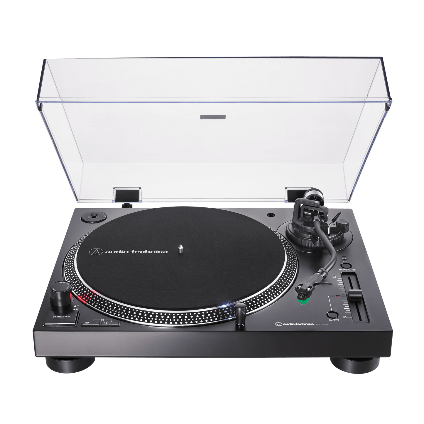 Audio-Technica - AT-LP120XUSB Fully Manual 3-Speed Direct Drive Turntable Vinyl Record Hub