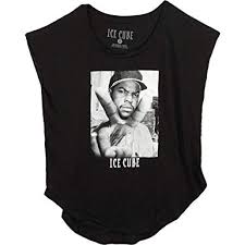 Ice Cube Peace Sign Woman's T-Shirt Vinyl LP Hub