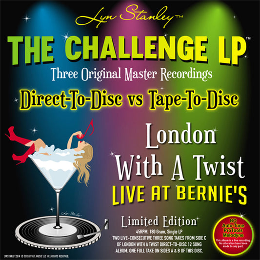 Lyn Stanley London With A Twist - Live At Bernie's - The Challenge - LP Vinyl Record Hub