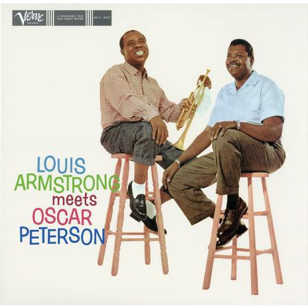 Louis Armstrong and Oscar Peterson - Louis Armstrong Meets Oscar Peterson - Acoustic Sounds Series LP Vinyl Record Hub