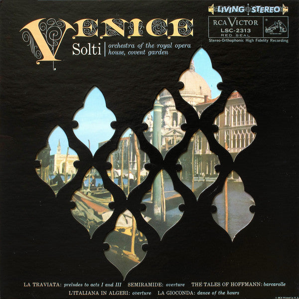 Georg Solti - Venice  (Royal Opera House Orchestra) - Analogue Productions LP Vinyl Record Hub
