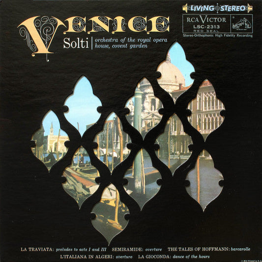 Georg Solti - Venice  (Royal Opera House Orchestra) - Analogue Productions LP Vinyl Record Hub