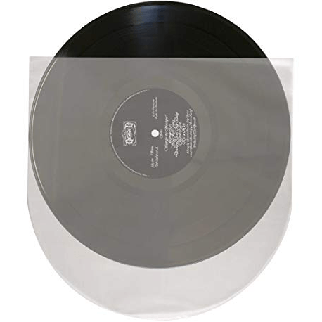 100 Japanese Vinyl LP Inner Sleeves 1.6 Mil Record Sleeves Vinyl LP Hub