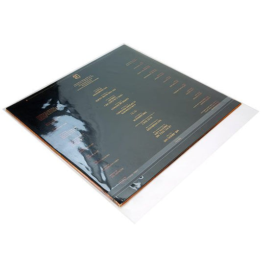 100 Crystal Clear Album Sleeves With Resealable Flap Vinyl LP Hub