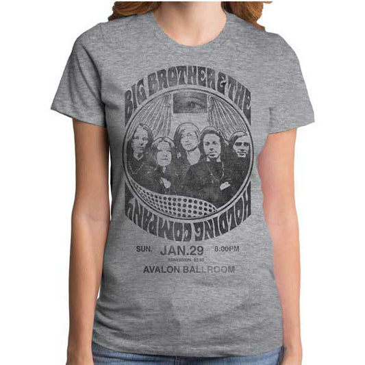 Big Brother & the Holding Co. Big Brother Bootleg  Women's T- Shirt Vinyl LP Hub