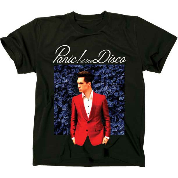 Panic At The Disco Blue Wall Men's T-Shirt Vinyl LP Hub