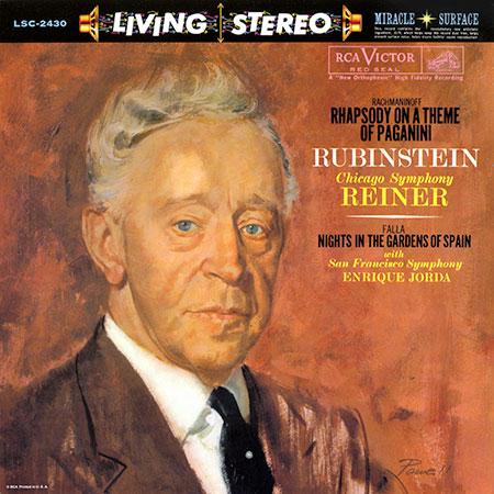 Rubinstein/Reiner/Jorda - Rachmaninoff: Rhapsody on a Theme of Paganini/ Falla: Nights in the Gardens of Spain - Analogue Productions LP Vinyl LP Hub