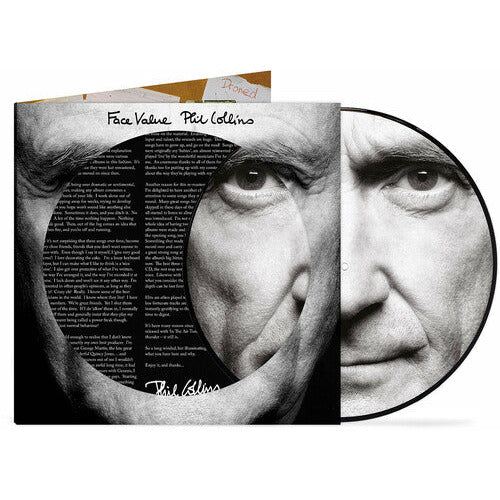 Phil Collins - Face Value - Picture Disc LP Vinyl Record Hub