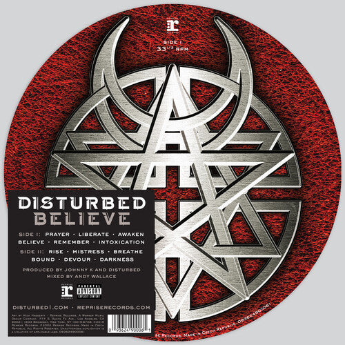 Disturbed - Believe - Picture Disc LP Vinyl Record Hub