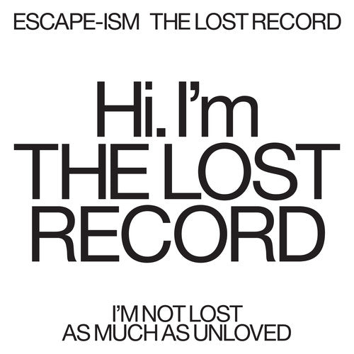 Escape-Ism - Lost Record - Indie LP Vinyl Record Hub