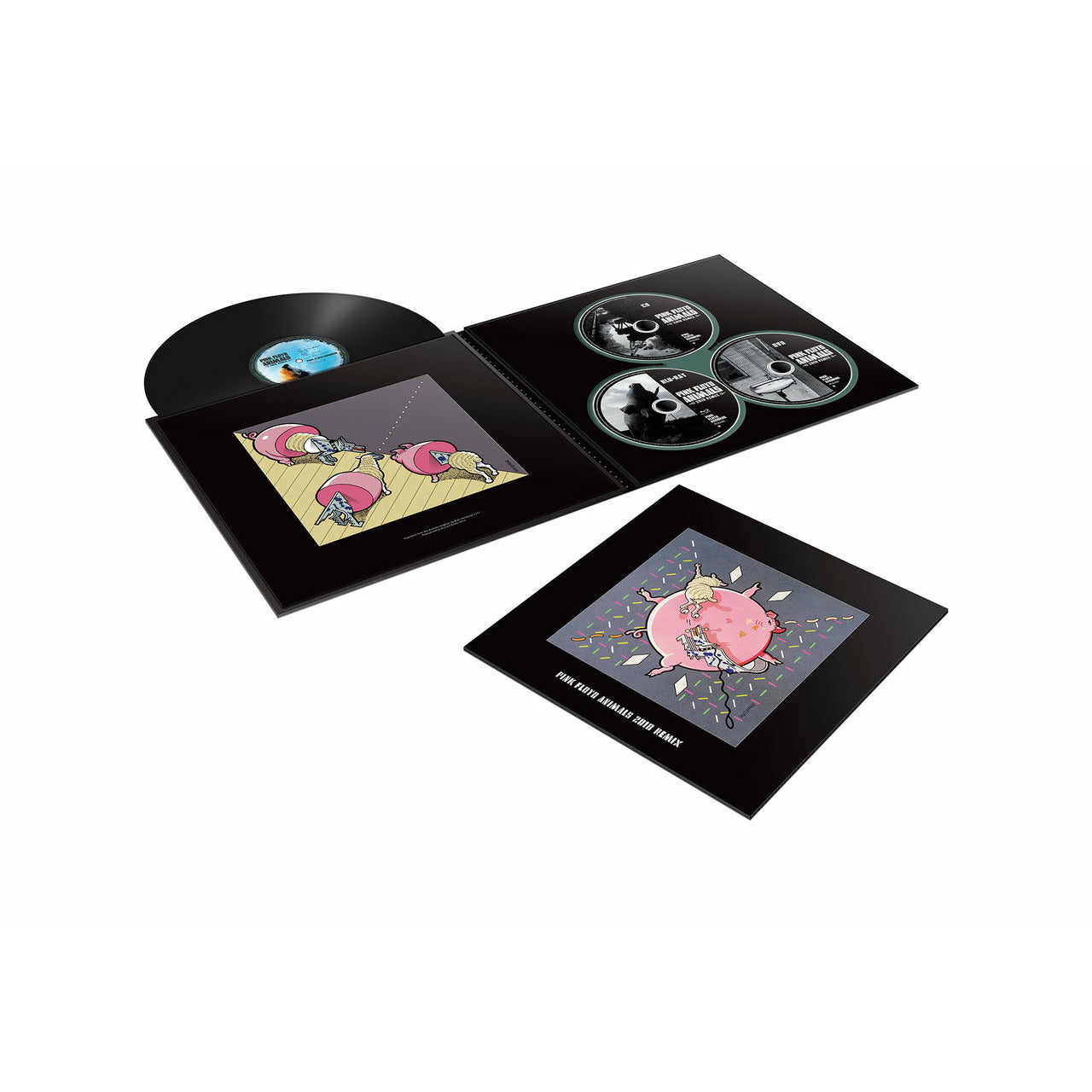 Pink Floyd - Animals (2018 Remix) LP, CD, DVD Audio Disc & Blu-Ray Box Set Vinyl Record Hub