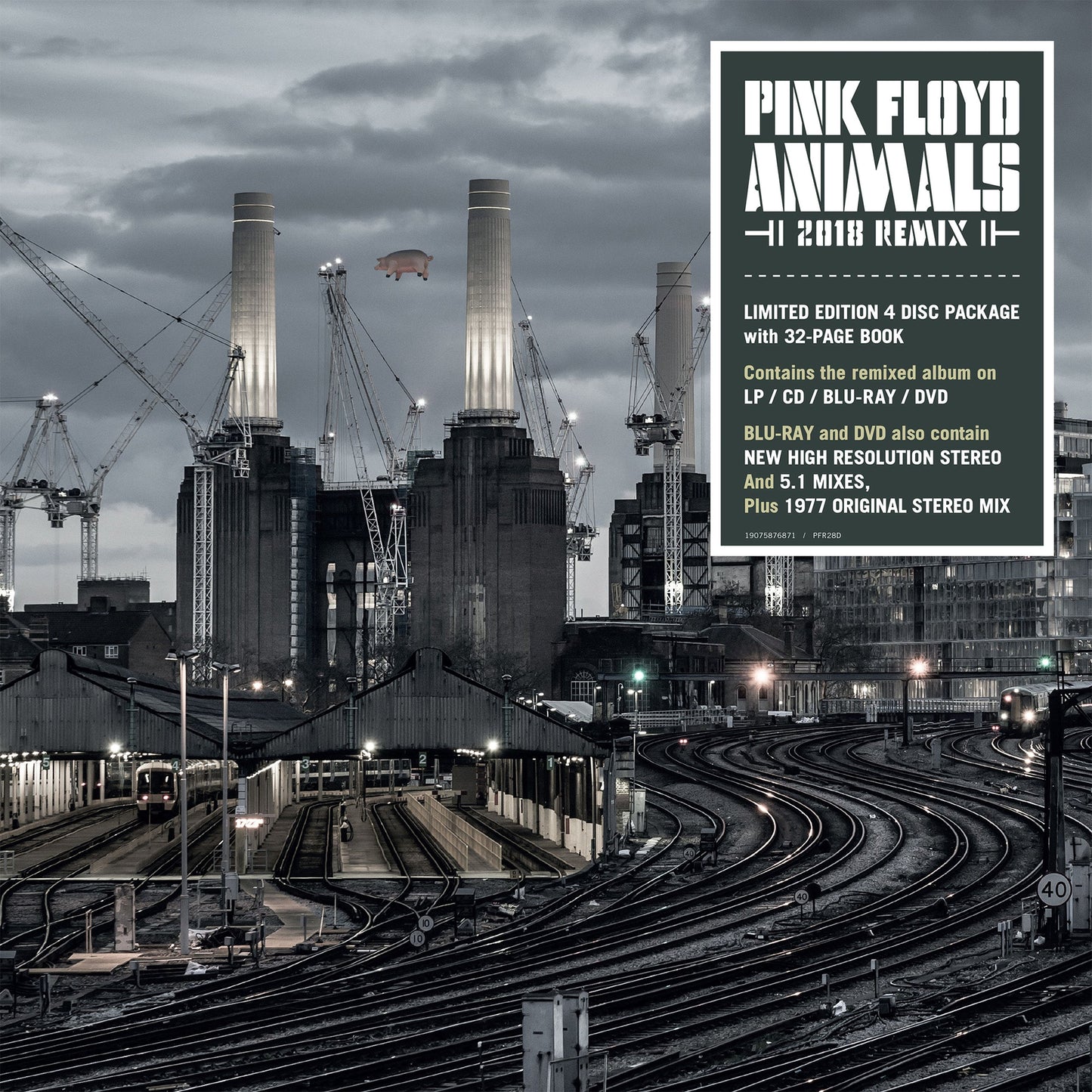 Pink Floyd - Animals (2018 Remix) LP, CD, DVD Audio Disc & Blu-Ray Box Set Vinyl Record Hub