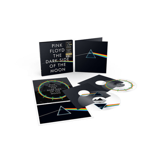 Pink Floyd - The Dark Side of the Moon - 2x LP UV Printed Clear Vinyl Vinyl Record Hub