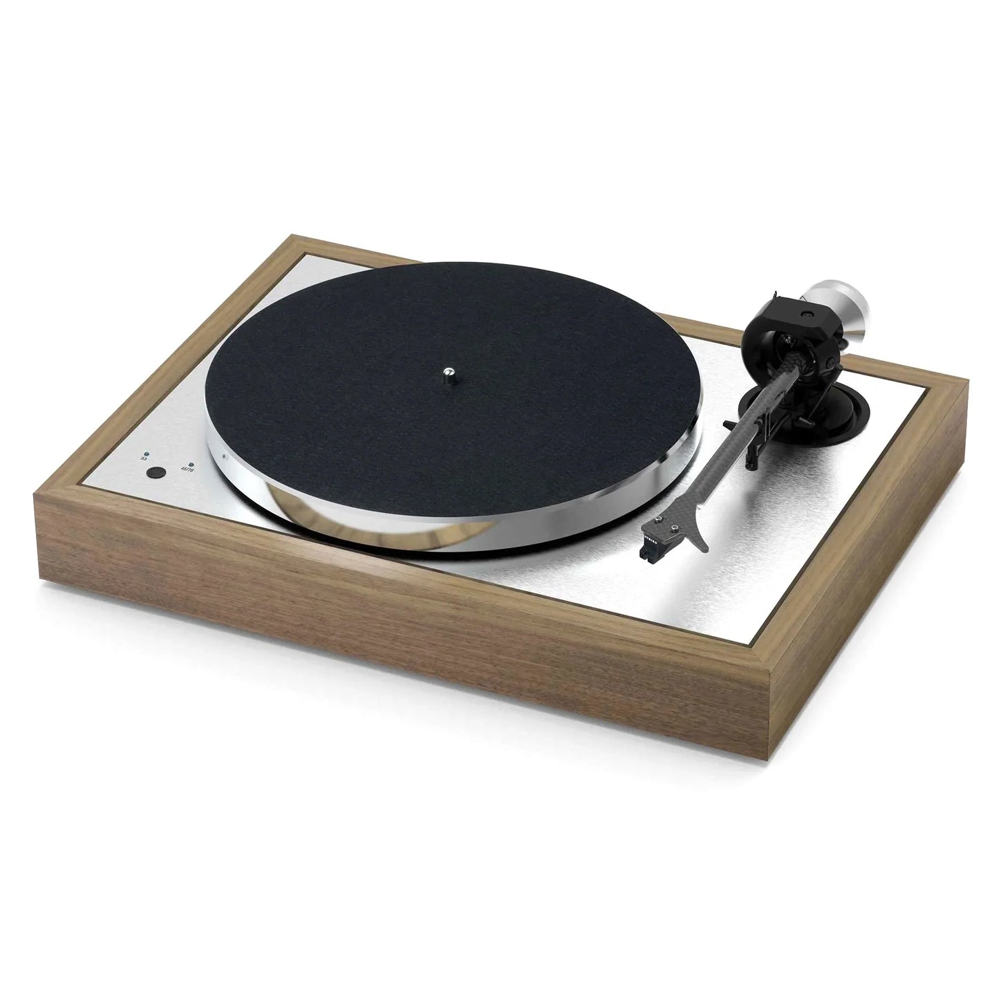 Pro-Ject - Classic Evo Turntable w/ Sumiko Moonstone - Walnut Vinyl Record Hub