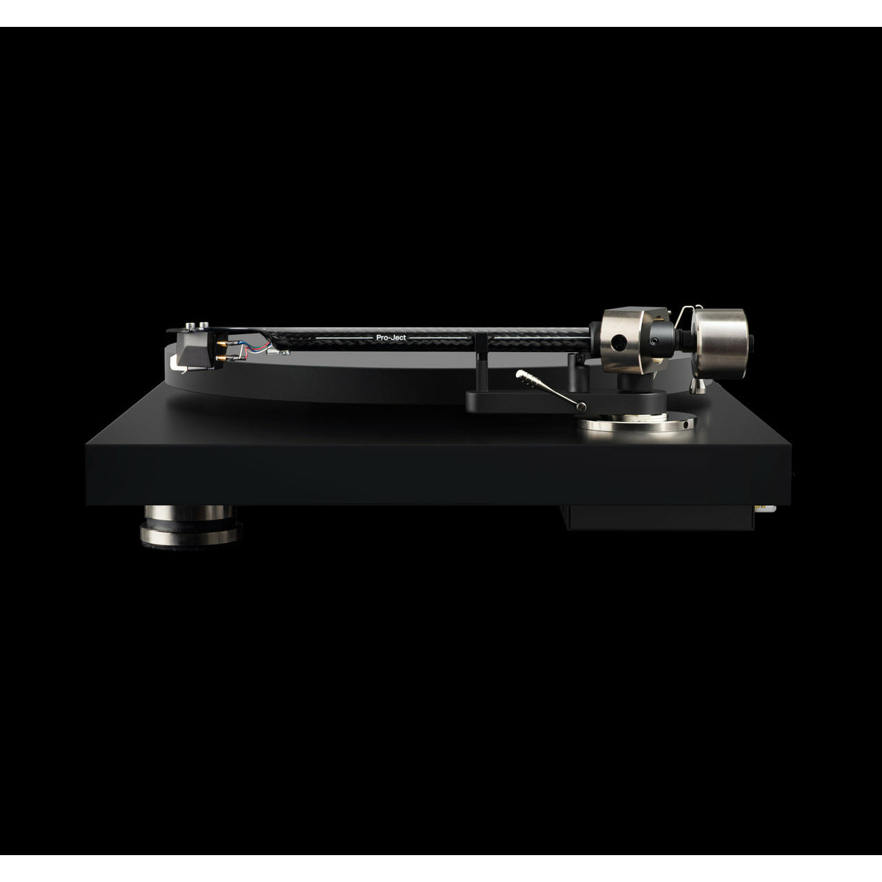 Pro-Ject - Debut PRO Turntable With Rainier MM Cartridge Vinyl Record Hub