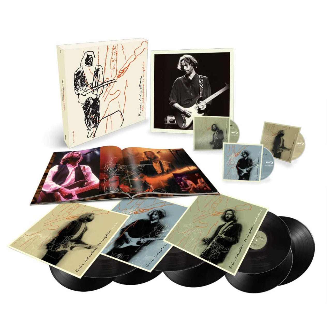 Eric Clapton - The Definitive 24 Nights - Blu Ray & LP Boxed Set Vinyl Record Hub