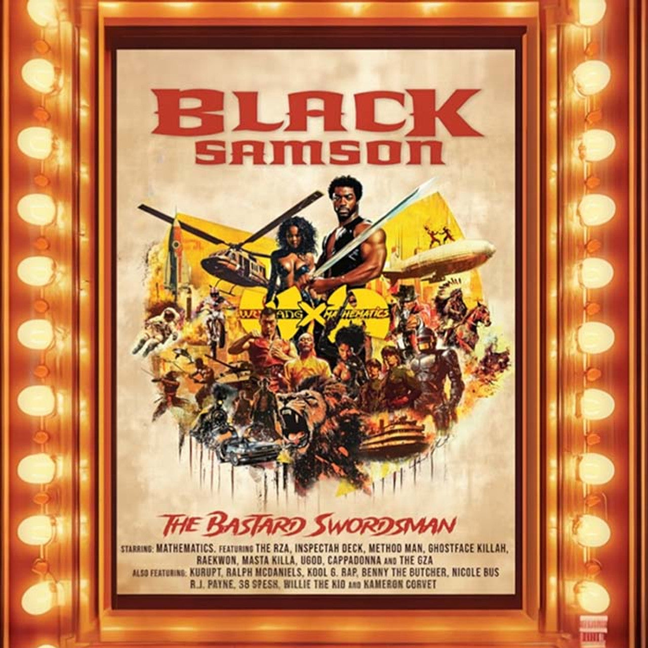 Wu-Tang & Mathematics - Black Samson, The Bastard Swordsman - LP Vinyl Record Hub