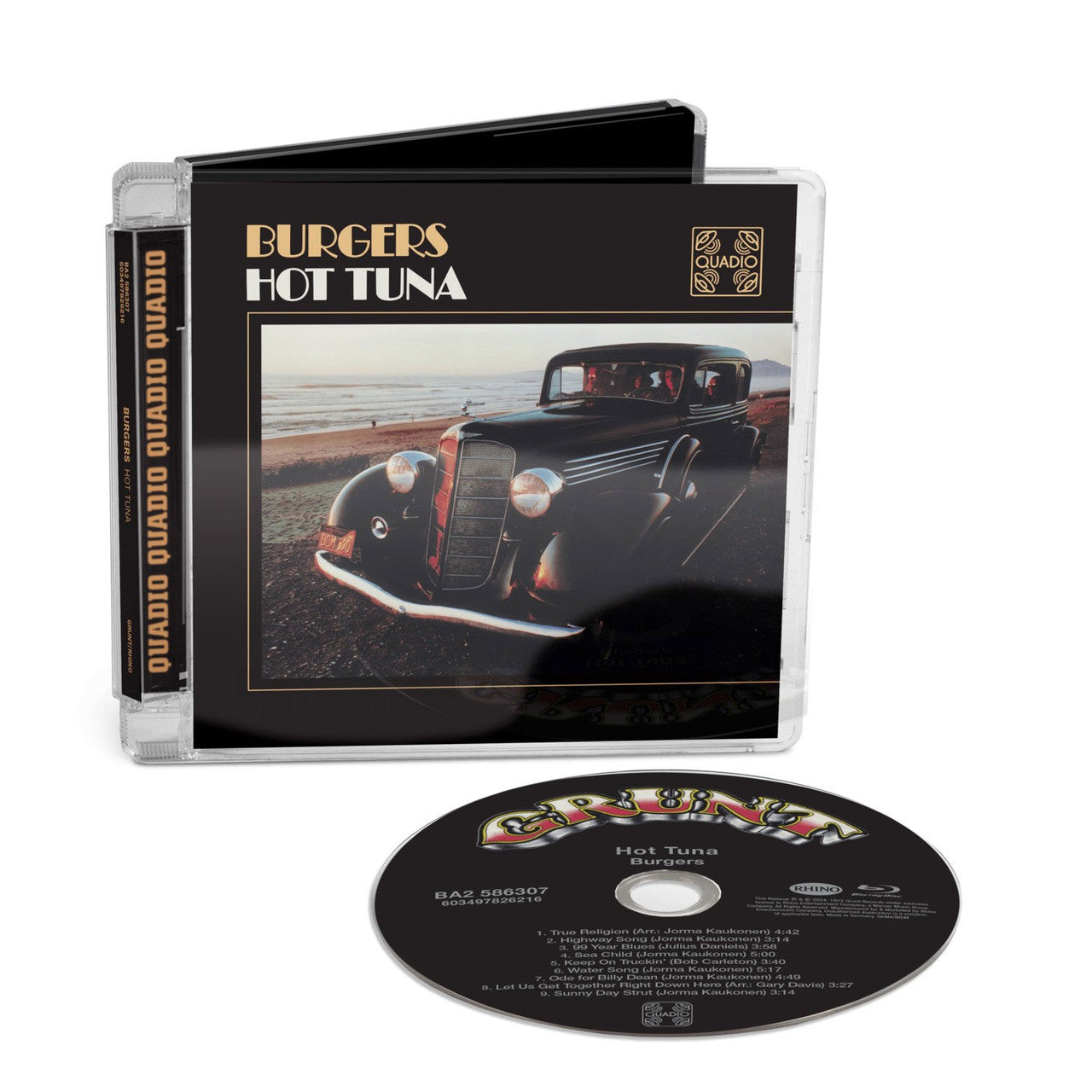 Hot Tuna - Burgers - (Quadio) Blu-Ray Audio Disc Vinyl Record Hub