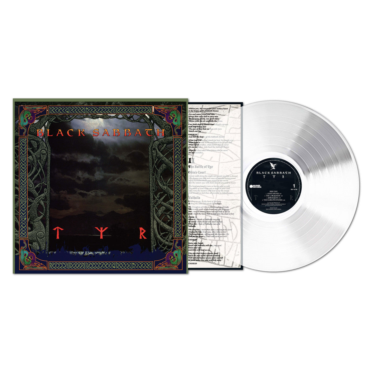 Black Sabbath - Tyr - Clear LP Vinyl Record Hub