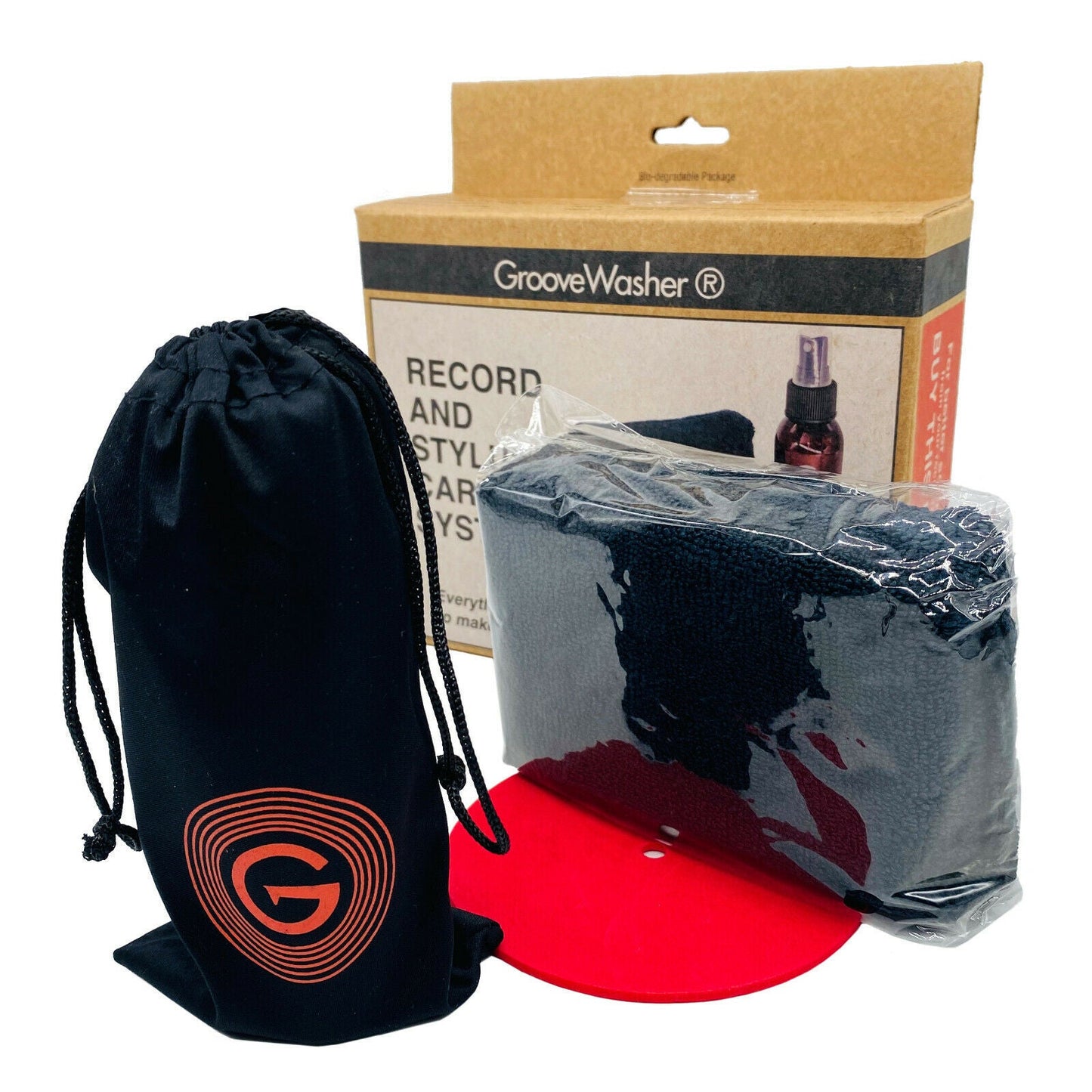 GrooveWasher - Record and Stylus Care System Vinyl LP Hub