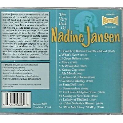 Nadine Jansen - The Very Best Of Nadine Jansen - CD Vinyl Record Hub