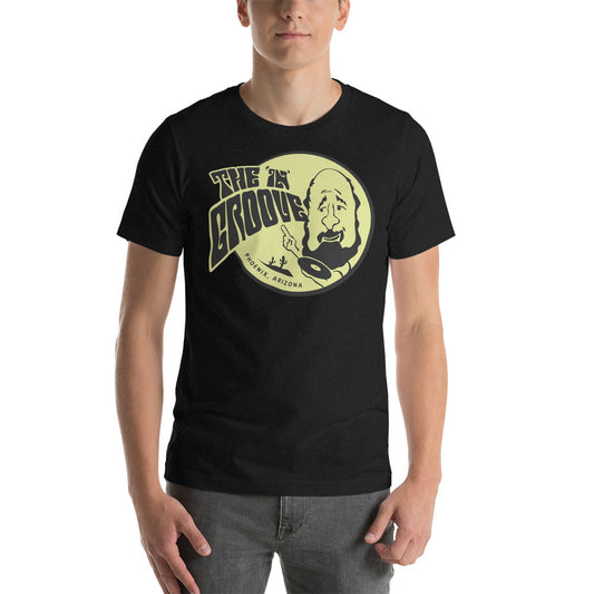 The 'In' Groove Record Store Solid Black Men's T-Shirt Vinyl LP Hub