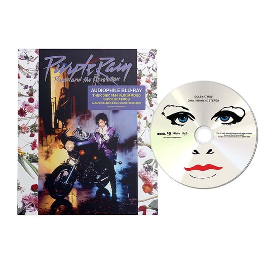 Prince and the Revolution - Purple Rain - Blu-Ray Audio Disc Vinyl Record Hub